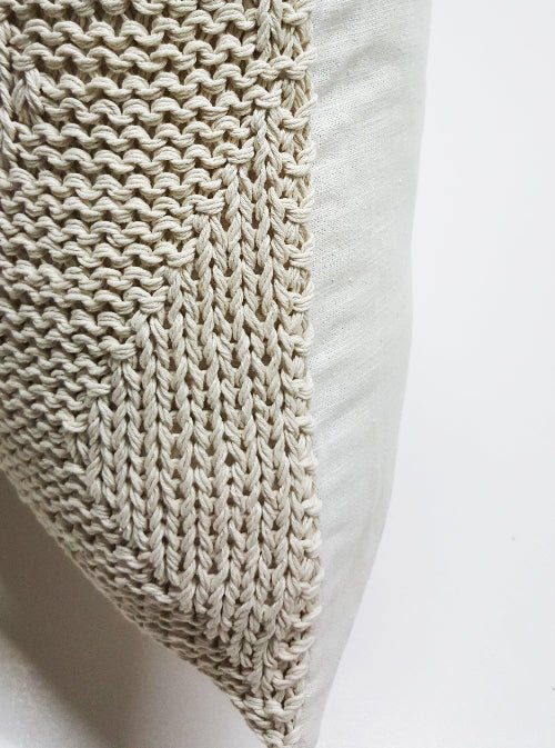Chevron Natural Cotton Pillow