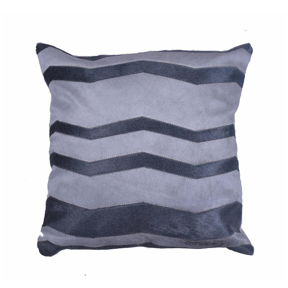 Hide Herringbone Pillow