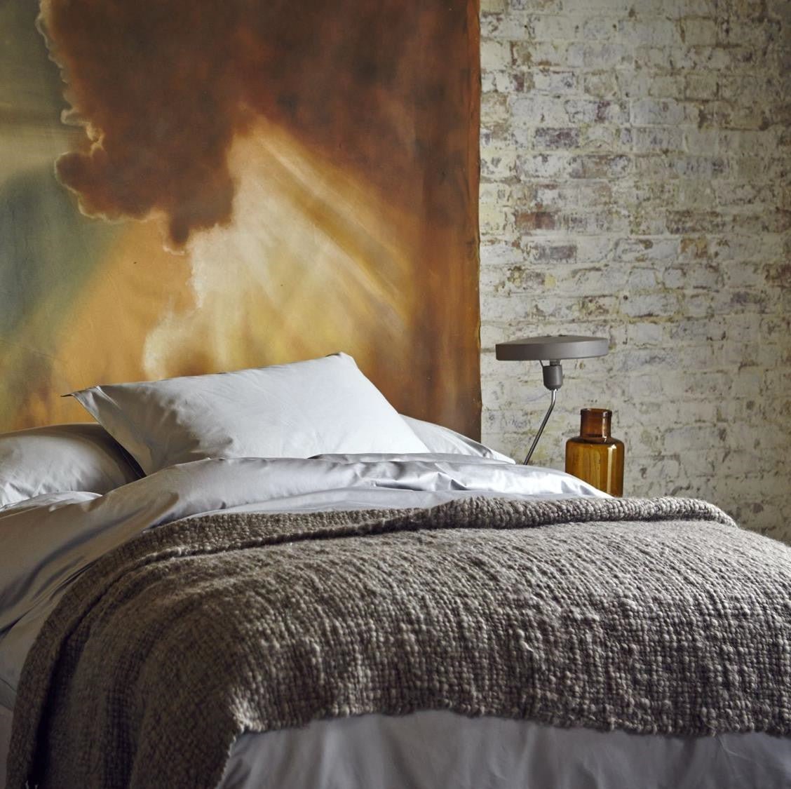 Flame Chunky Wool Blanket