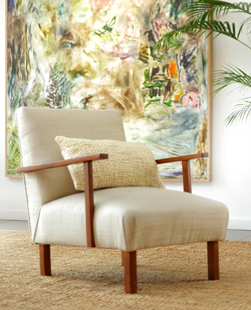 Flame Natural Wool Pillow