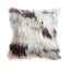 Mixed Natural Goatskin Pillow