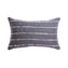 Slate Raw Silk Pillow