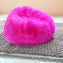 Sheepskin Long Hair Pouf
