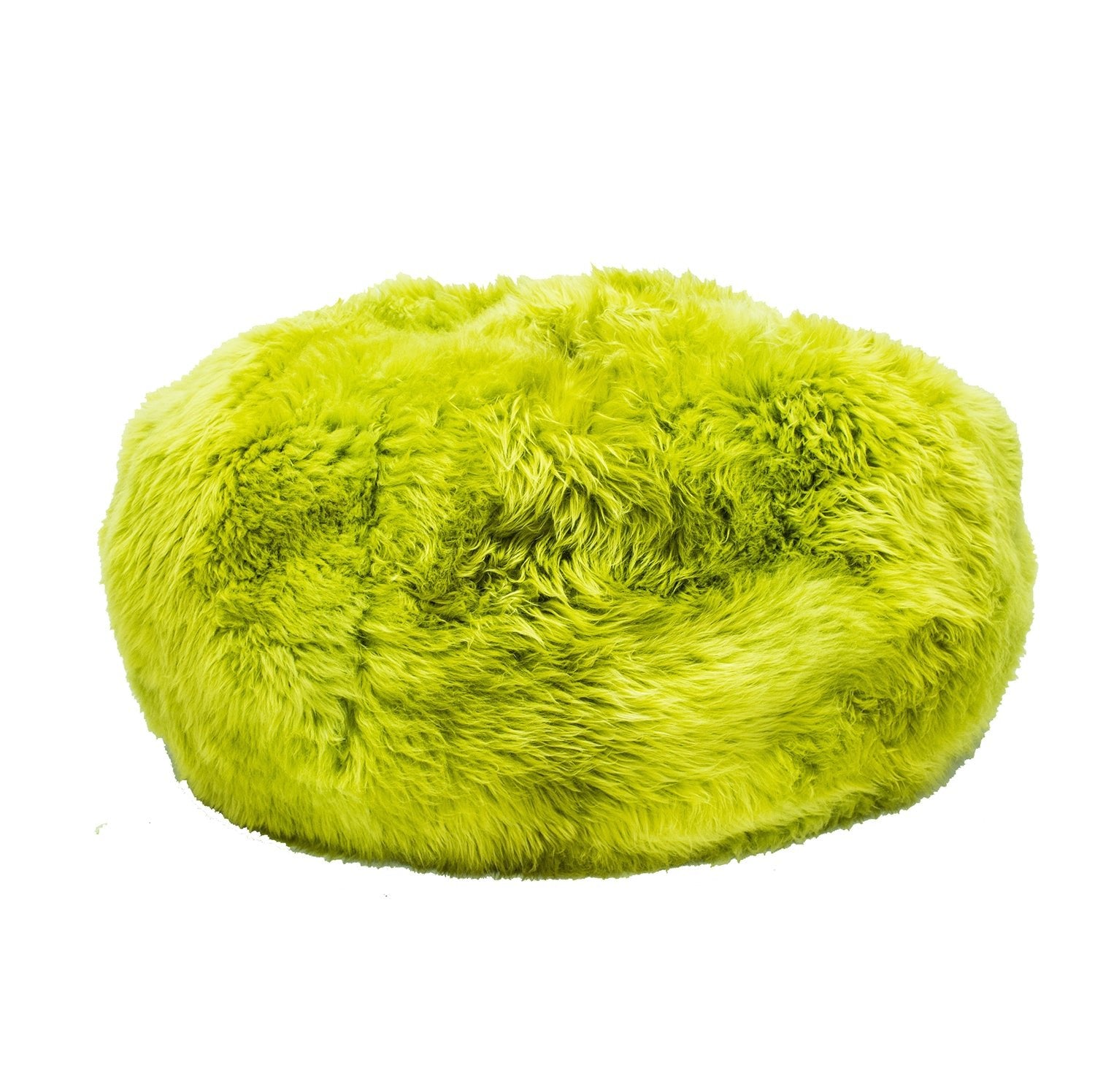 Sheepskin Long Hair Pouf