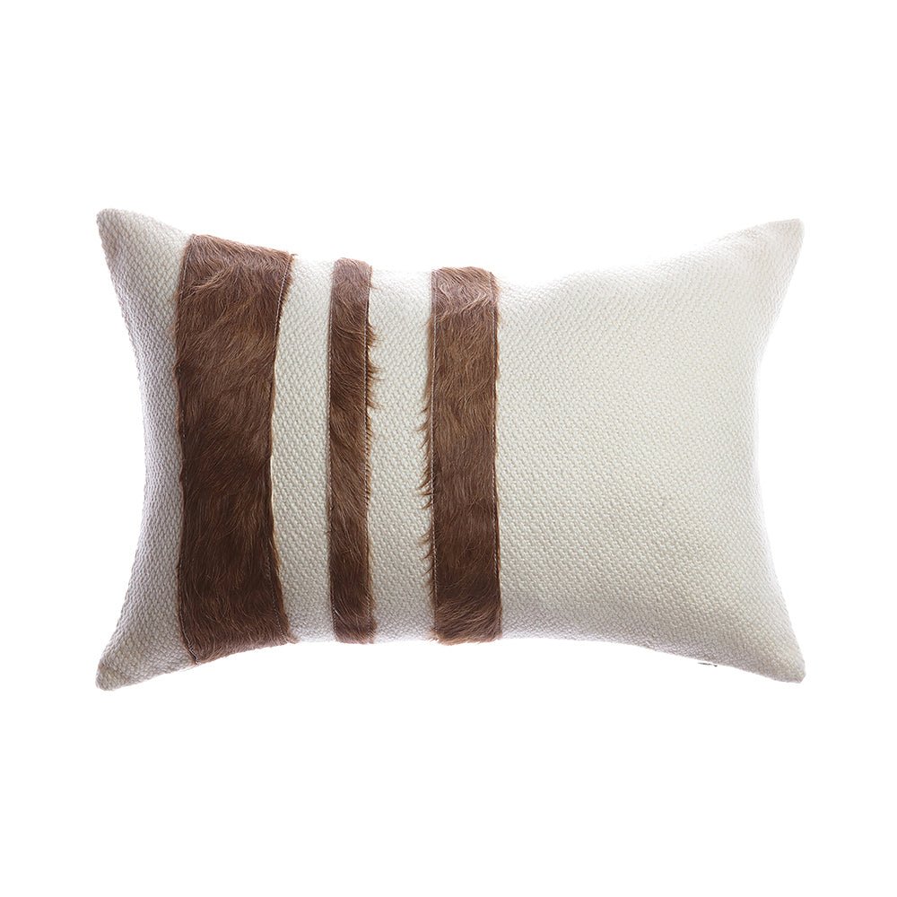 Cowhide Stripes Accent Pillow
