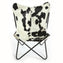HOLSTEIN BLACK & WHITE - Hair on Hide Butterfly Chair