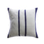 Silk Striped Rustic Pillow