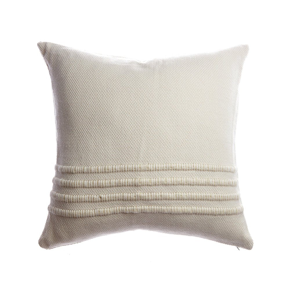 Ivory Handwoven Pillow