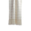 Ivory Striped Wool Throw Blanket