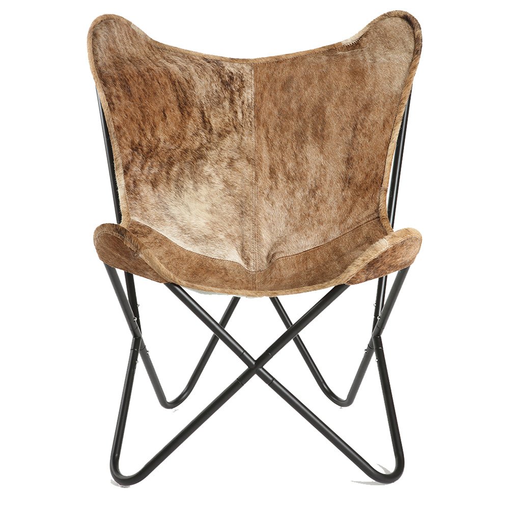Hair on Hide Butterfly Chair