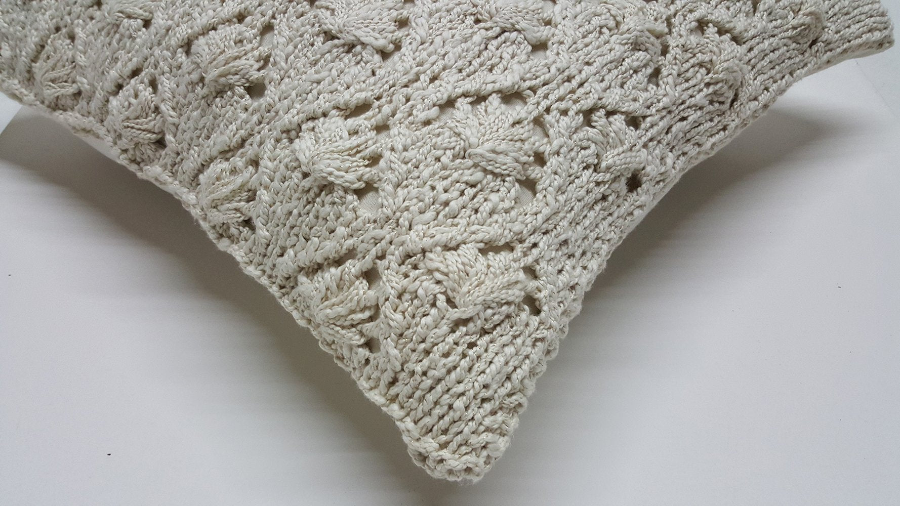 Palms Crochet Pillow