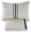 Central Striped Silk Pillow