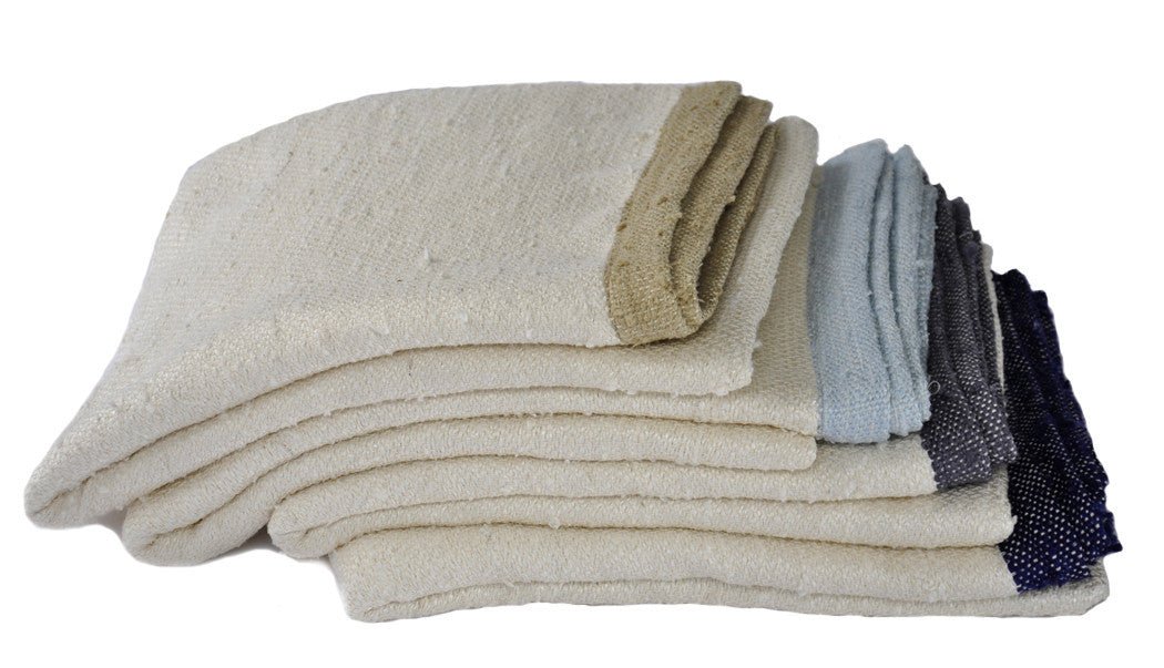 Raw Silk Throw Blanket