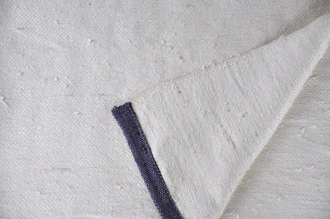 Raw Silk Throw Blanket