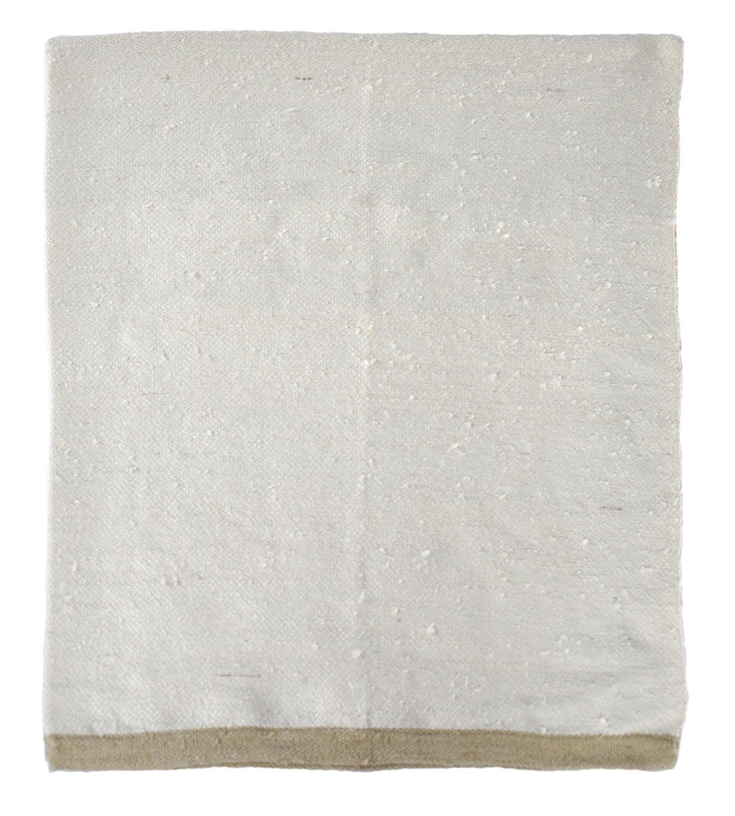 Raw Silk Throw Blanket