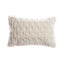 Amanda Hancrafted Sculpted Shearling Throw Pillow
