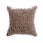 Amanda Hancrafted Sculpted Shearling Throw Pillow