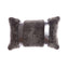 Shearling & Leather Lumbar Pillow