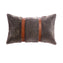 Shearling & Leather Lumbar Pillow