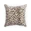 Shearling Leopard Square Pillow