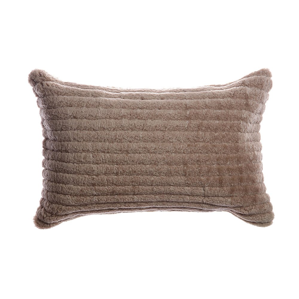 Shearling Striped Ultra Soft Pillow