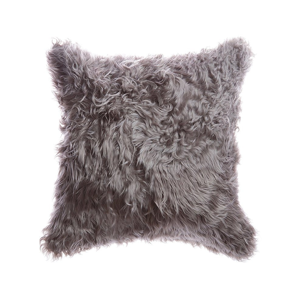 Curly Goat Fur Pillow