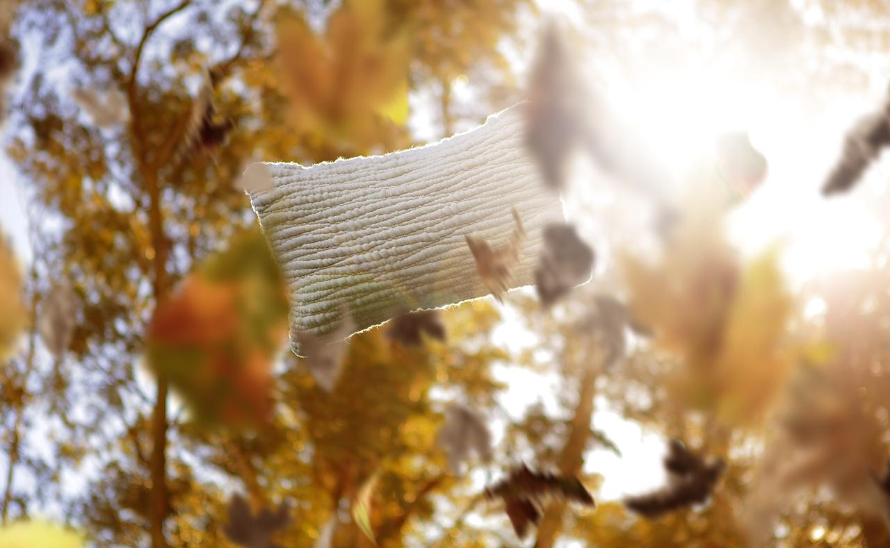 Natural Textured Wool Pillow