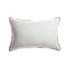 Trim Black Linen Square Pillow