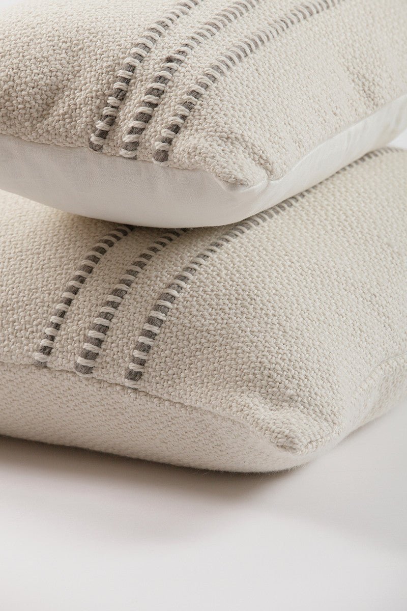 Grey Multi Striped Throw Blanket