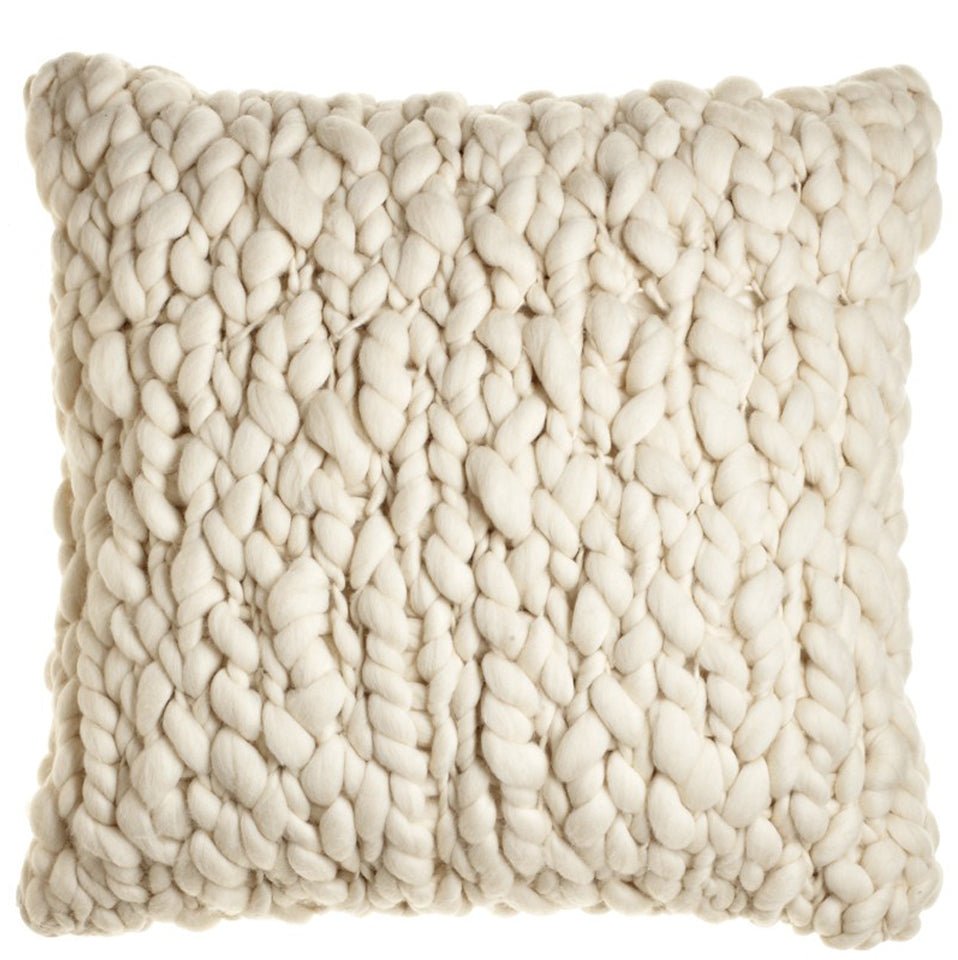 Clouds Chunky Knit Throw Pillow