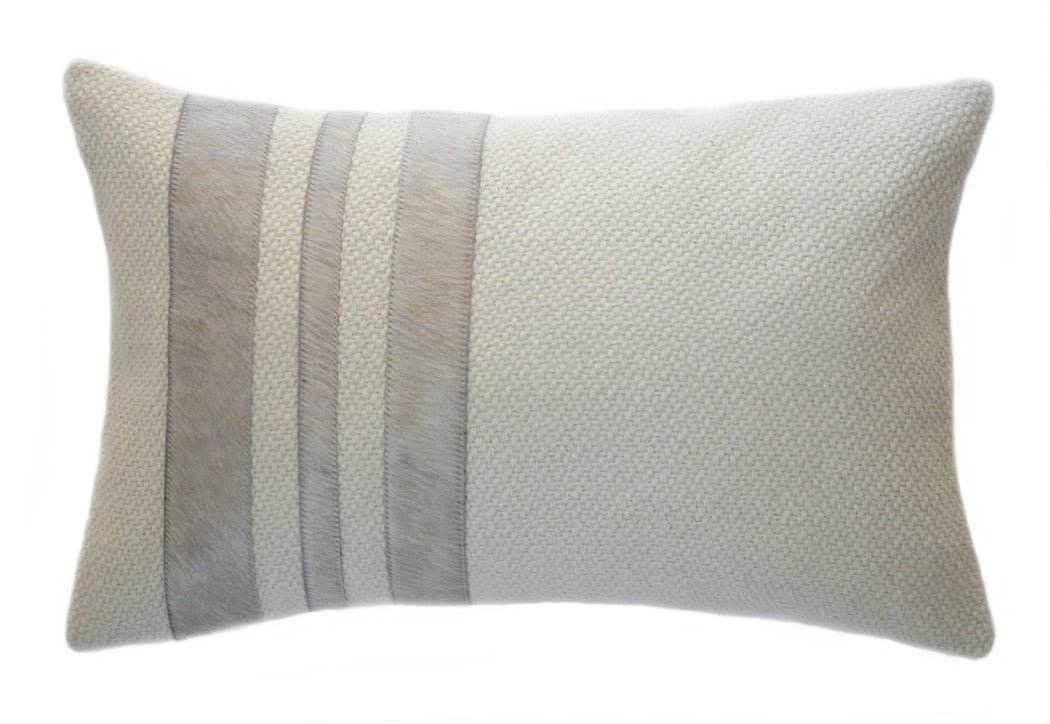 Cowhide Stripes Accent Pillow