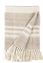 Camel Stripes Wool Blend Blanket