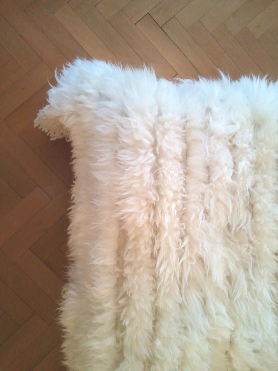 Lambskin Full Striped Blanket