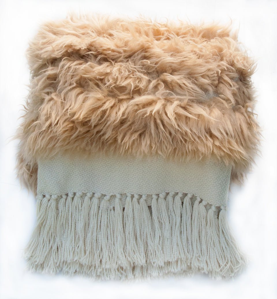 Lambskin Full Striped Blanket