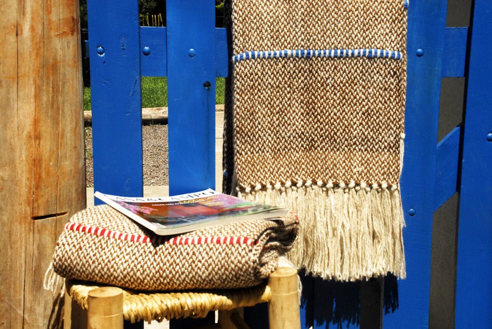 Striped Melange Throw