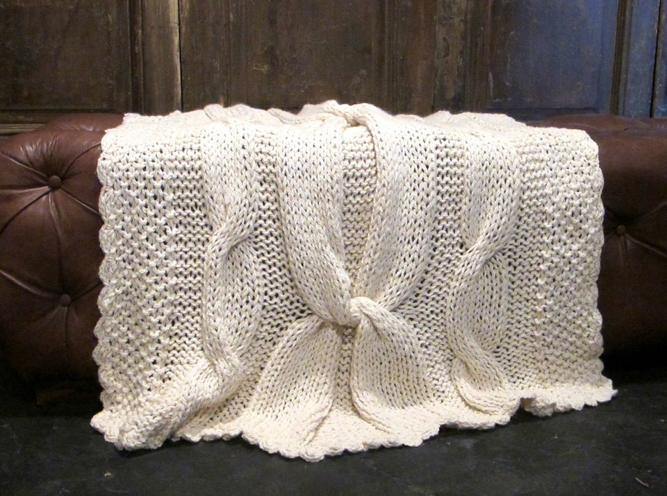 Knot Merino Throw Blanket
