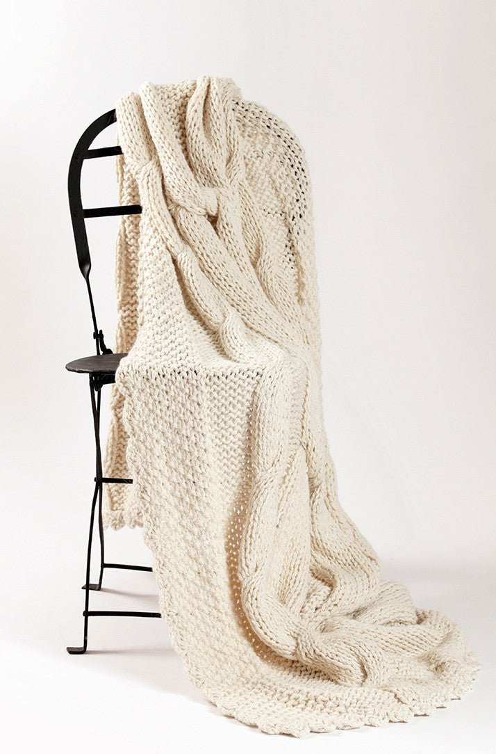 Knot Merino Throw Blanket