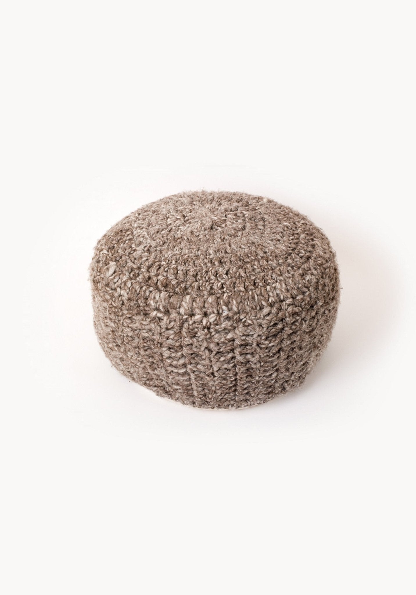 Organic Wool Pouf