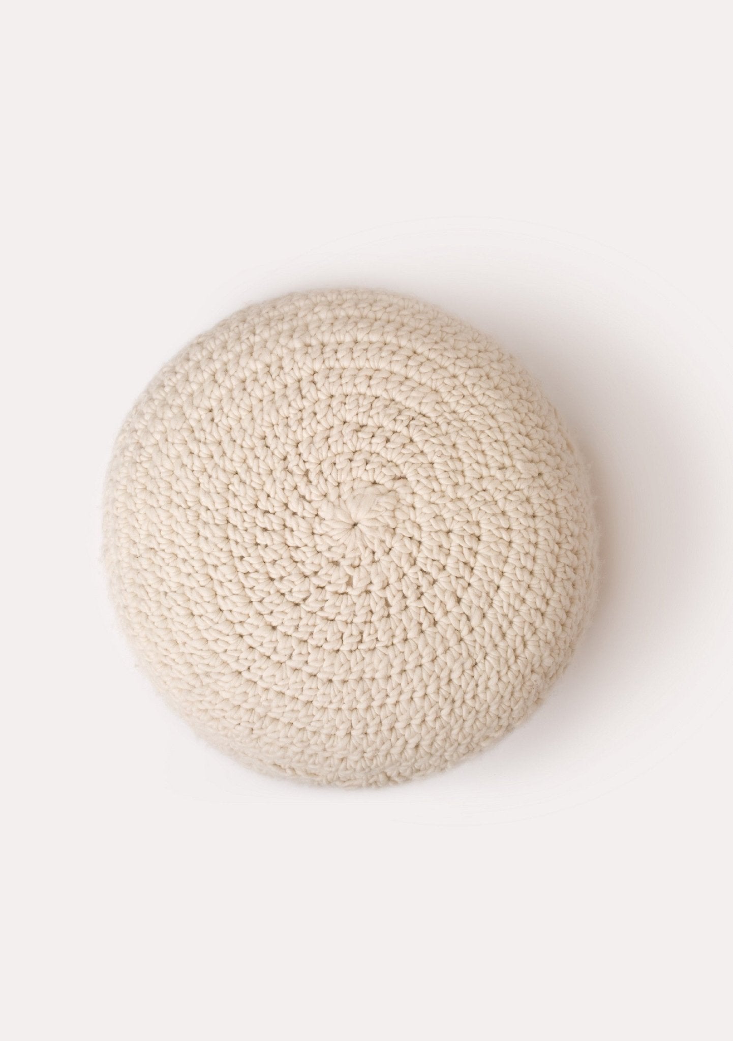 Organic Wool Pouf