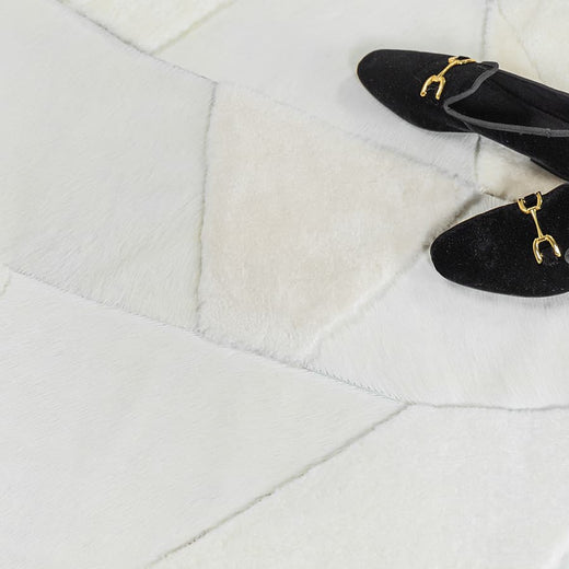 Arctic Real Cowhide Rug