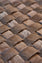 Basket Weave Leather Cowhide Rug
