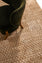 Basket Weave Leather Cowhide Rug