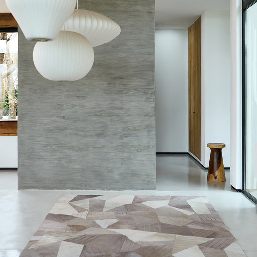 Broken Lasered Custom Rug for Interior Designers