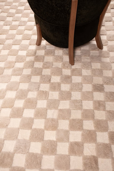 Shearling Rug Pattern Handcrafted Area Rug – High & Low Shearling | Homelosophy