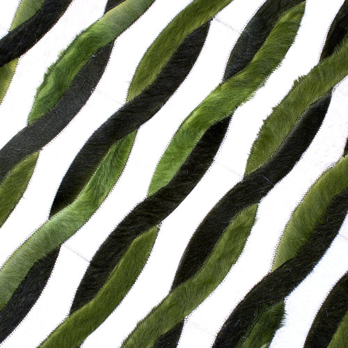 Chains Custom Cowhide Rug for Designers