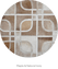 EYES – Geometric Cowhide Rug with Curved Motif
