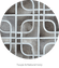 EYES – Geometric Cowhide Rug with Curved Motif