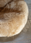 SHEEPSKIN POUF - Long Hair Beige