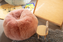 SHEEPSKIN POUF - Baby Pink