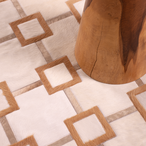 In Situ Custom Cowhide Rug